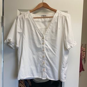 Madewell white XL TOP